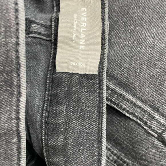 Everlane‎ jean women size 26 Crop gray the cheeky jeans skinny - Picture 3 of 12